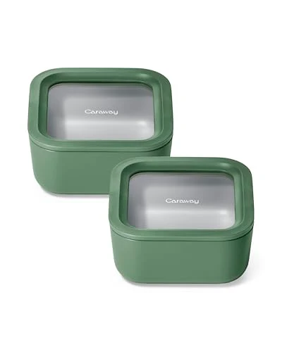 Premium 2 Piece Glass Food Storage Set with Lids 2 Count Specialty