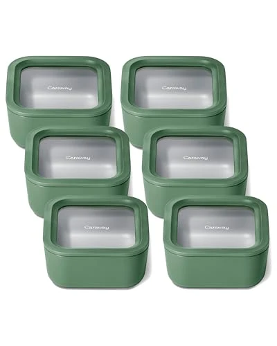 Certified 6 Piece Glass Food Storage Container Set 6 Count Soft