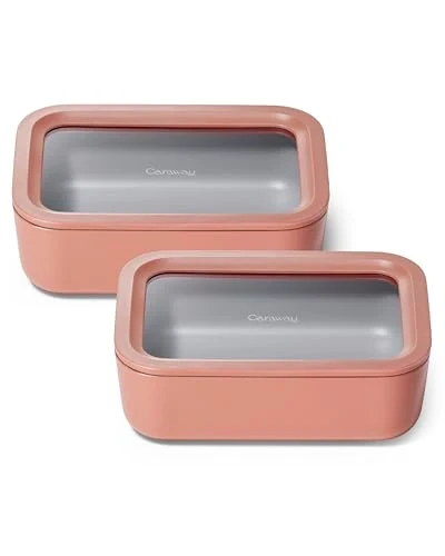 Selected 2 Piece Glass Food Storage Set with Lids 2 Count Sustainable