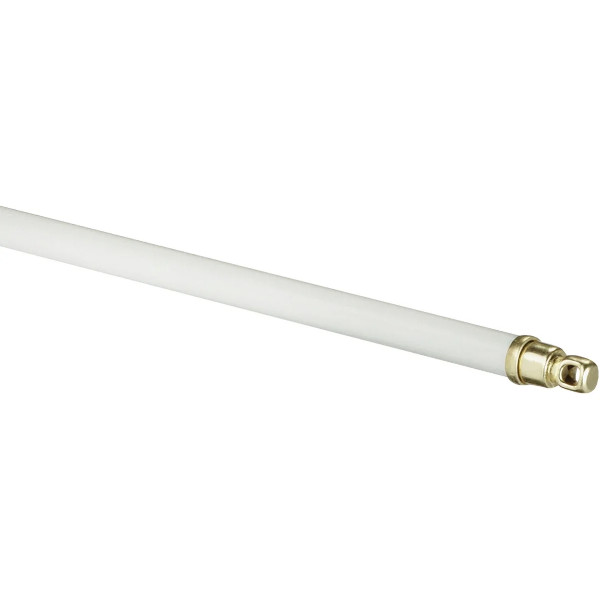 Durable Kenney 21 In. To 38 In. 5 16 In. White Swivel Cafe Rod Convenient