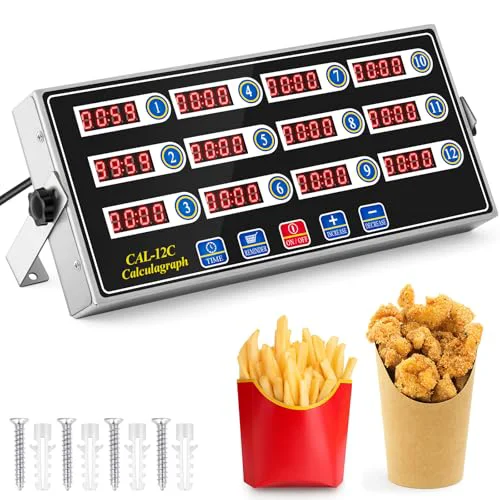 Certified 1 Pack Commercial Digital Kitchen Timer for Cooking Authentic