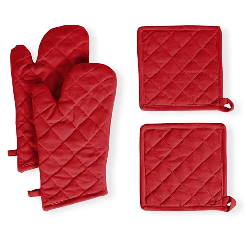 Innovative Pot Holders and Oven Mitts Sets for Kitchen Heat Resistant Genuine