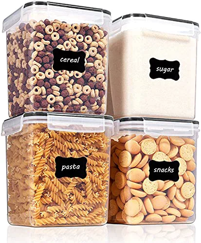 Official 2.5 L Flour Sugar Storage Containers 4 Count Prestigious