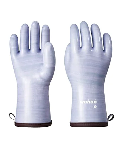 Original wahoo 12 Inch Liquid Silicone Oven Mitts Lightweight