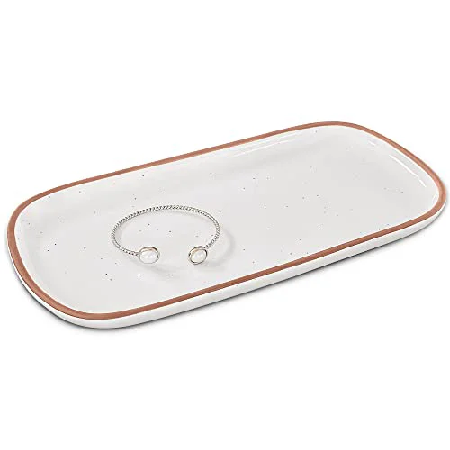 Crafted Mora Ceramic Decorative Tray Efficient