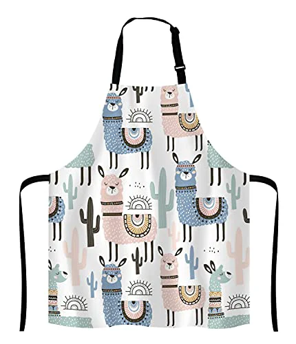 Easy-to-Use llama Kitchen Cooking BBQ Chef Apron High-End