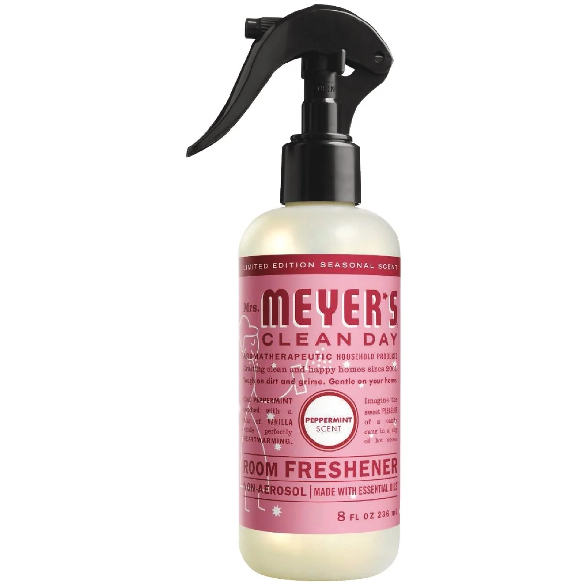 Fine Crafted Mrs. Meyer's Clean Day 8 Oz. Peppermint Non-Aerosol Spray Air Freshener Detailed