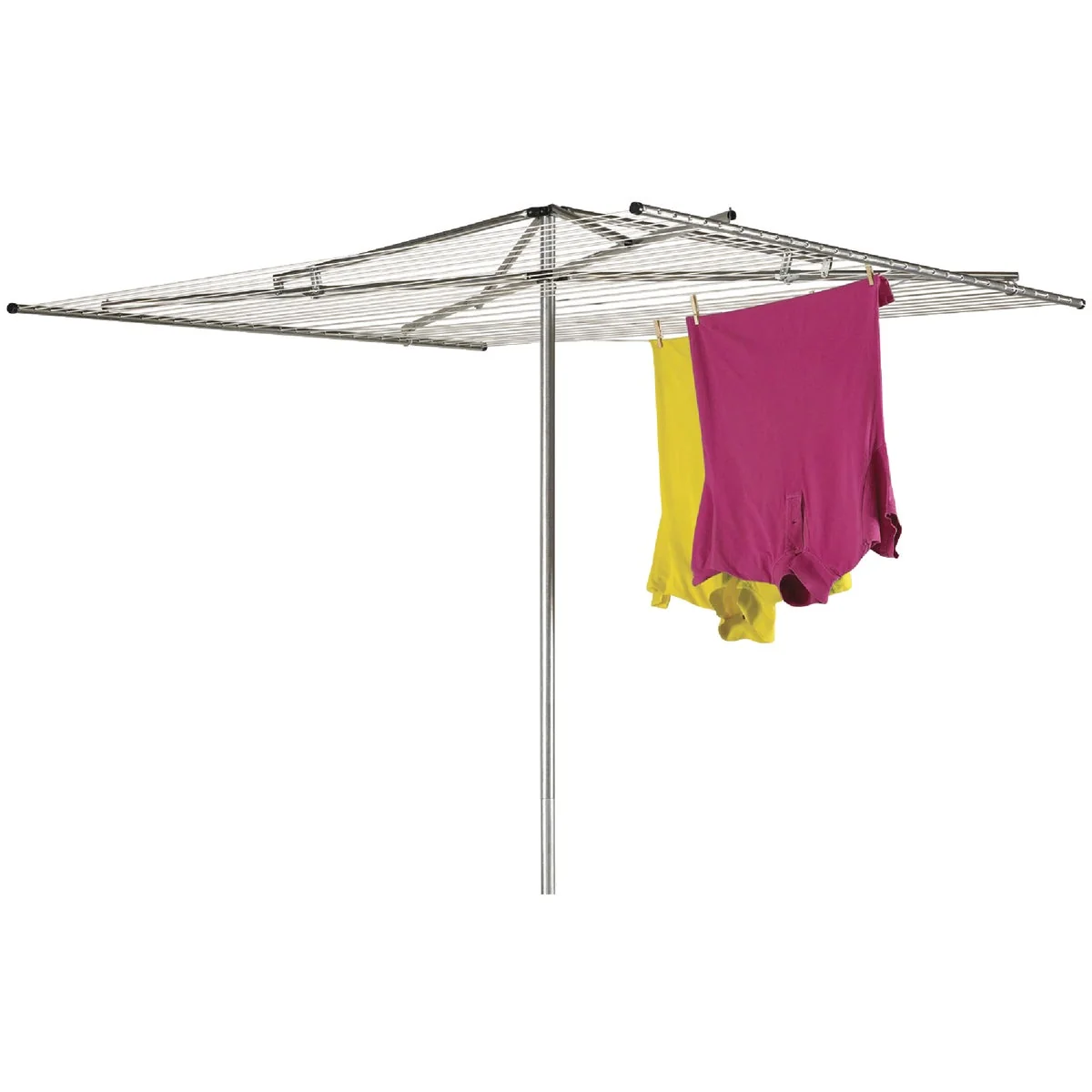 Carefully Designed Household Essentials Sunline 72 In. x 72 In. 210 Ft. Drying Area Umbrella Style Clothes Dryer Artisan