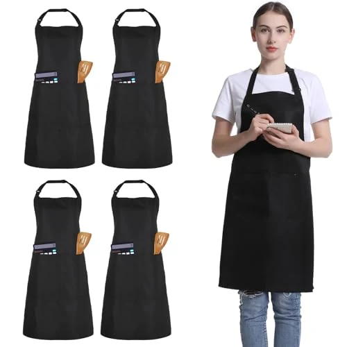 Lightweight 4 Pack Chef Apron 4 Count Trusted