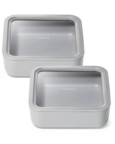 Efficient 2 Piece Glass Food Storage Set with Lids 2 Count Fast