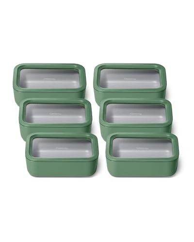 Fine Crafted 6 Piece Glass Food Storage Set with Lids 6 Count Trusted