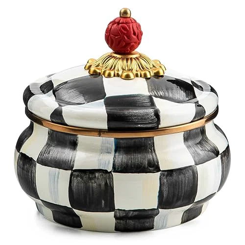 Exclusive Enamel Squashed Pot Easy-to-Use