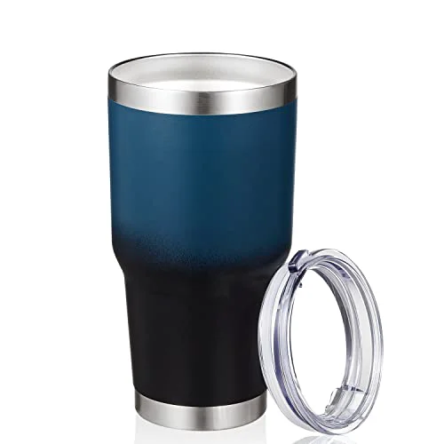 Fine Crafted 30oz Insulated Tumbler With Lids and Straws High-Performance