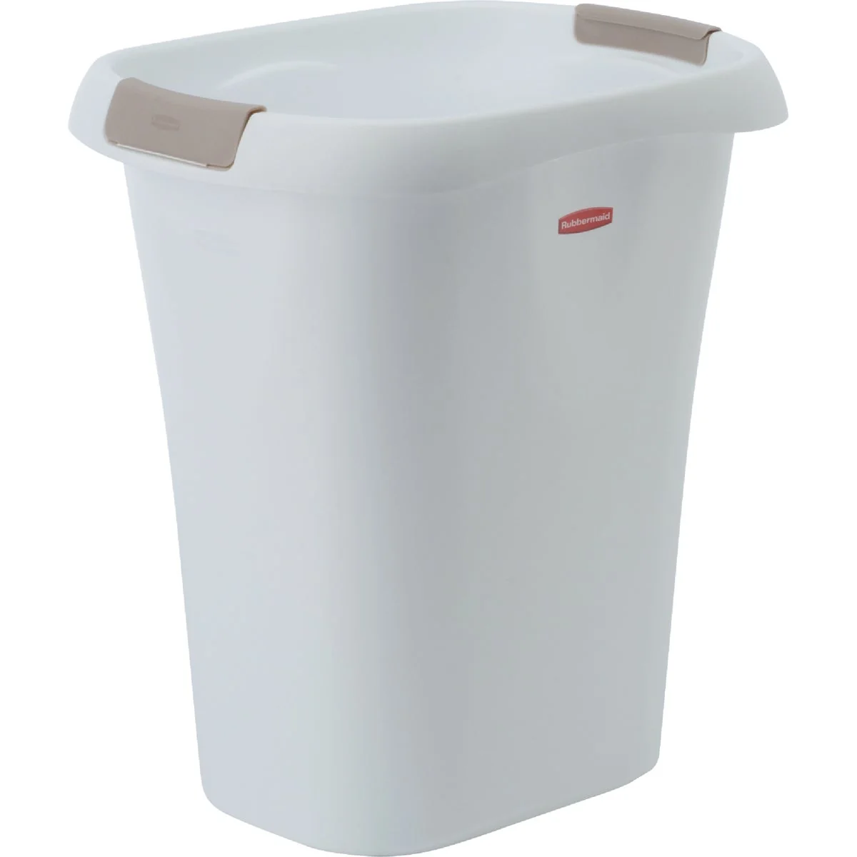 Green Rubbermaid 21 Qt. White Wastebasket Original Design
