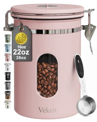 Professional Coffee Canister with Window Carefully Designed