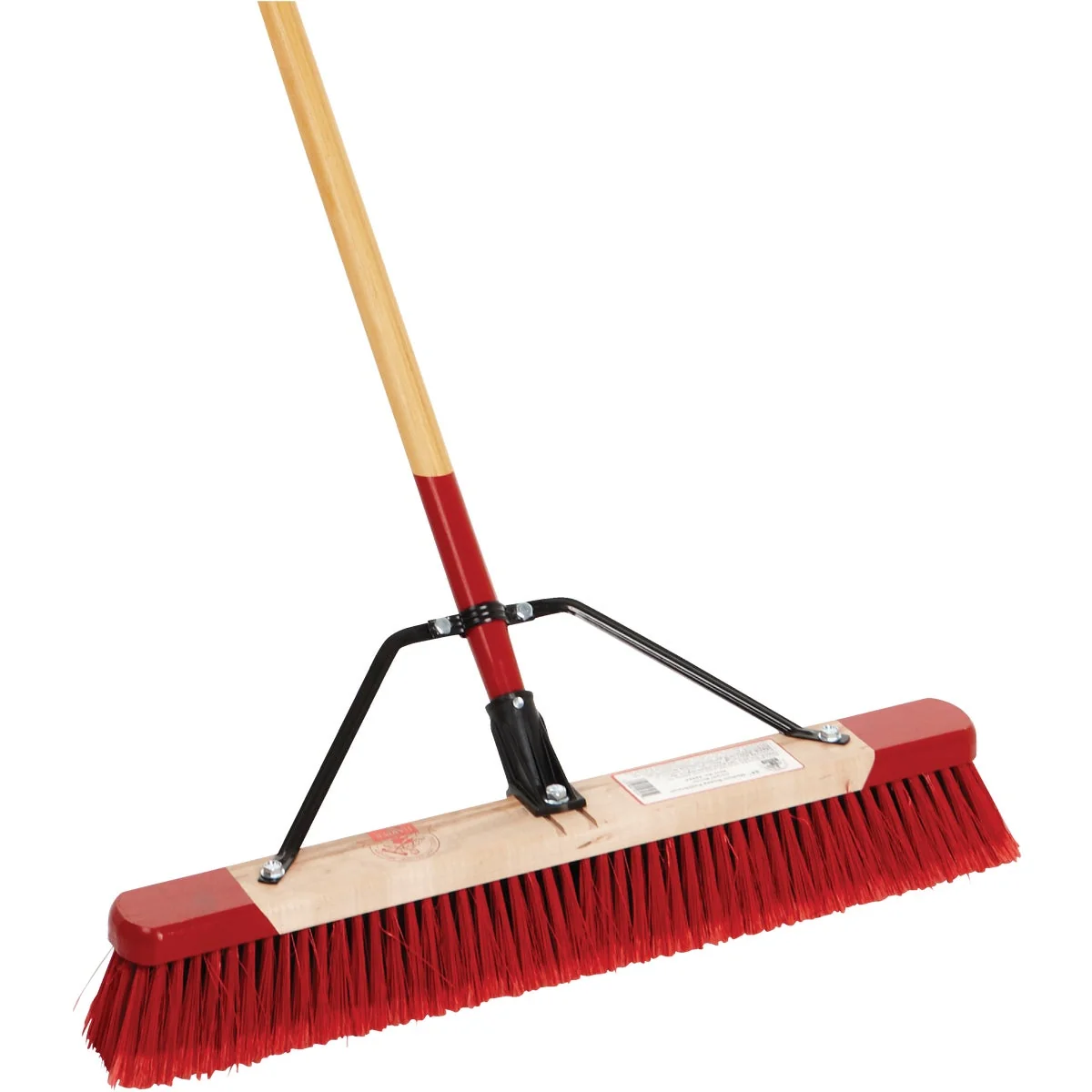 Unique Harper 24 In. W. x 64 In. L. Wood Handle Multi-Purpose Medium Sweep Push Broom Environmentally Friendly