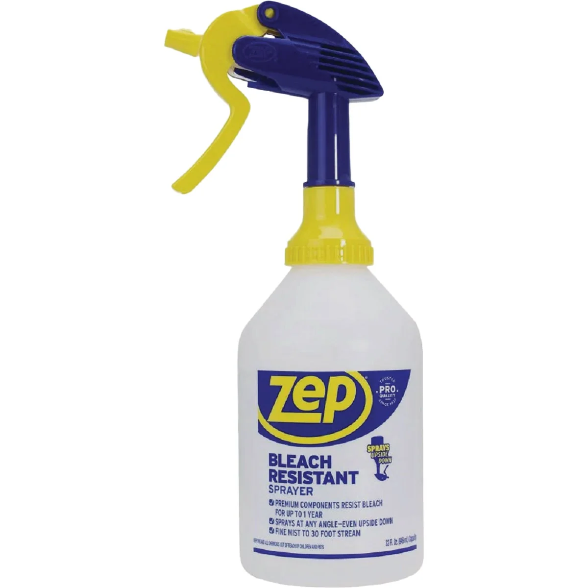 Elegant Zep 32 Oz. Bleach Resistant Spray Bottle Responsible