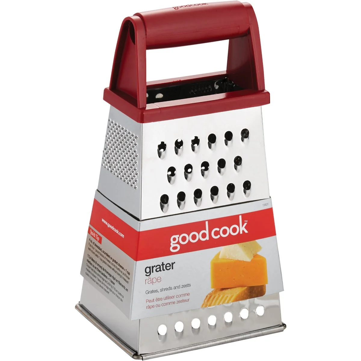 Original Goodcook 4-Sided Stainless Steel Grater Quality