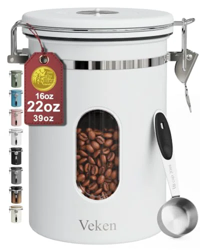 Carefully Designed Coffee Canister with Window First-Class