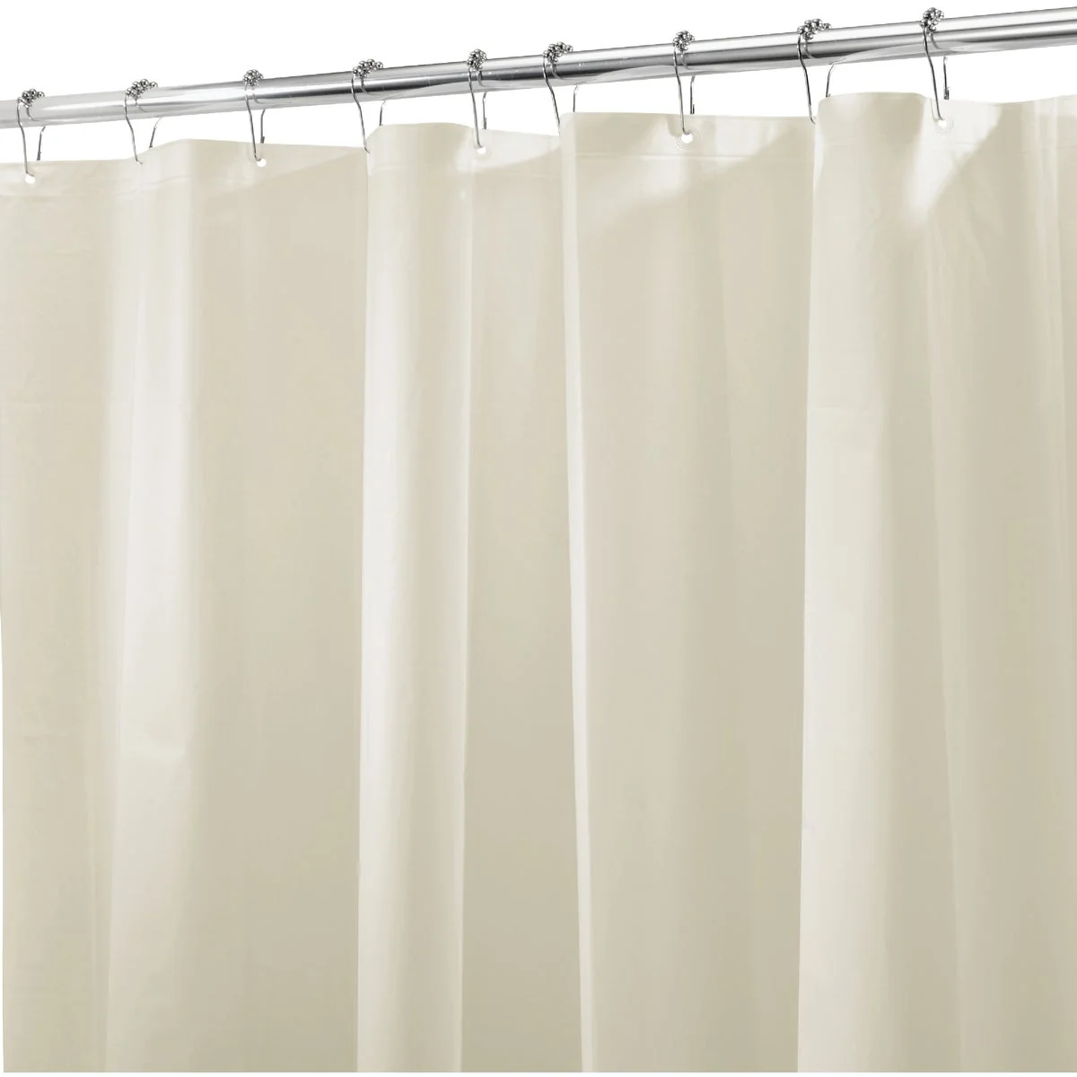 Top-Quality iDesign 72 In. x 72 In. Sand PEVA Shower Curtain Liner High-Grade