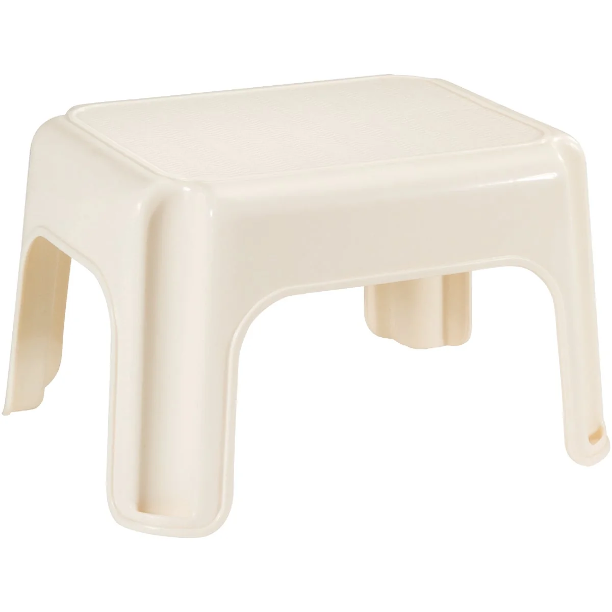 Specialty Rubbermaid Bisque 1-Step Stool Enhanced