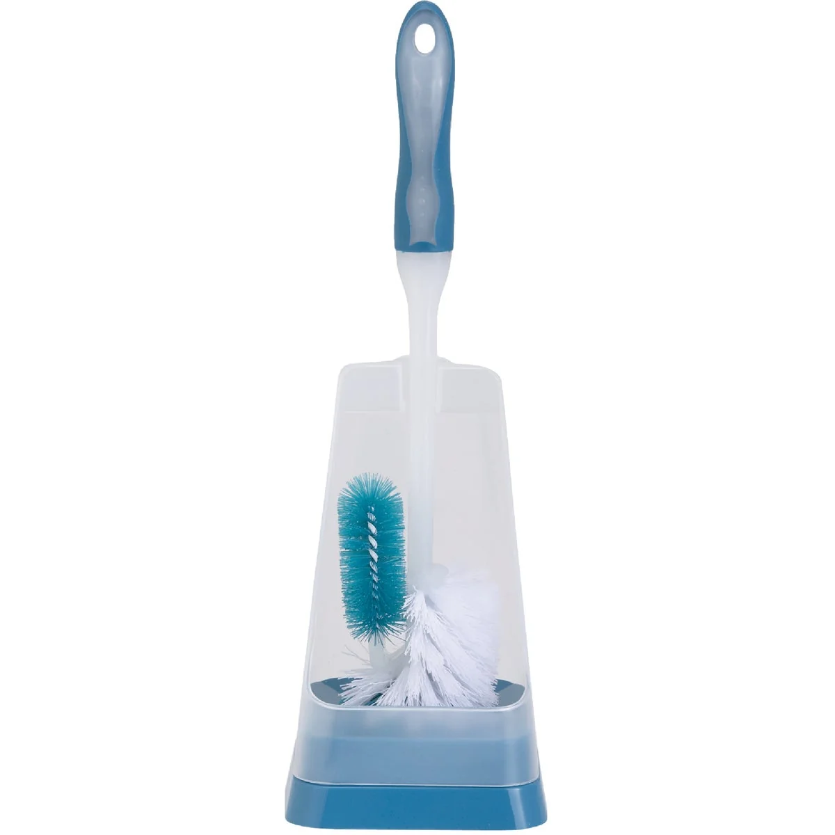Versatile 24.4 In. Polyproylene Bristle Toilet Bowl Brush Set Smart