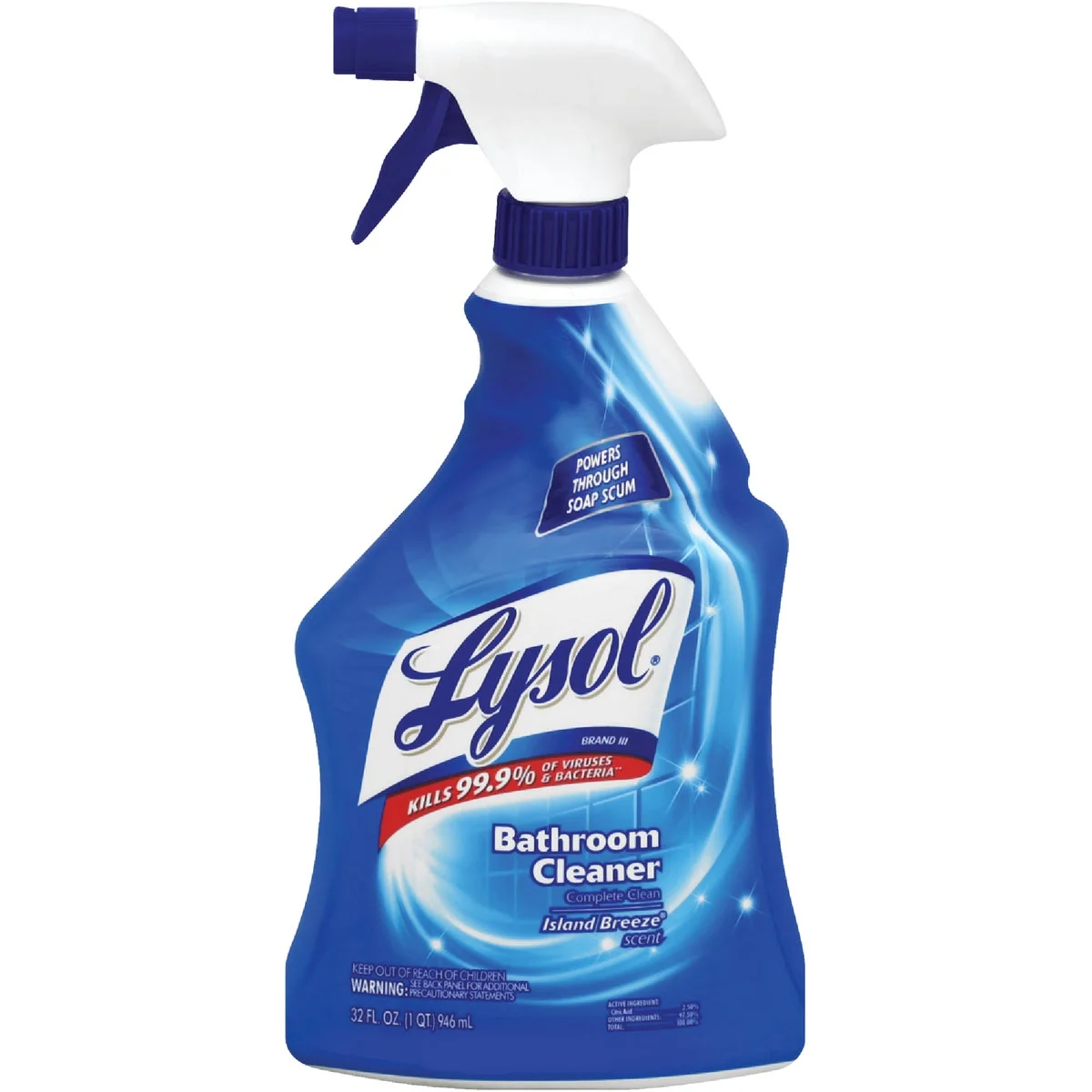 Original Design Lysol 32 Oz. Island Breeze Bathroom Cleaner Effective