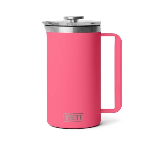 Prestigious Rambler 34 oz. French Press Coffee Maker Easy-to-Use