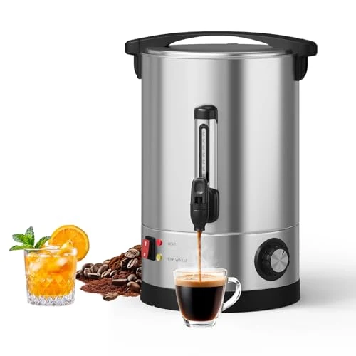 Fashionable 60 Cup Large Coffee Urn with Double Wall Insulation Durable