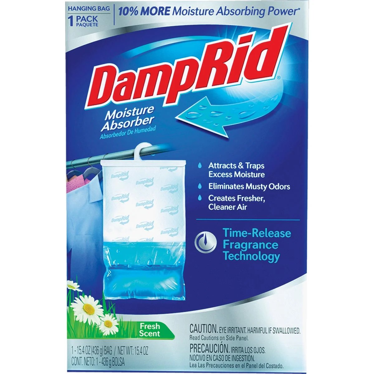 Top-Quality DampRid 15.4 Oz. Fresh Scent Hanging Moisture Absorber Practical