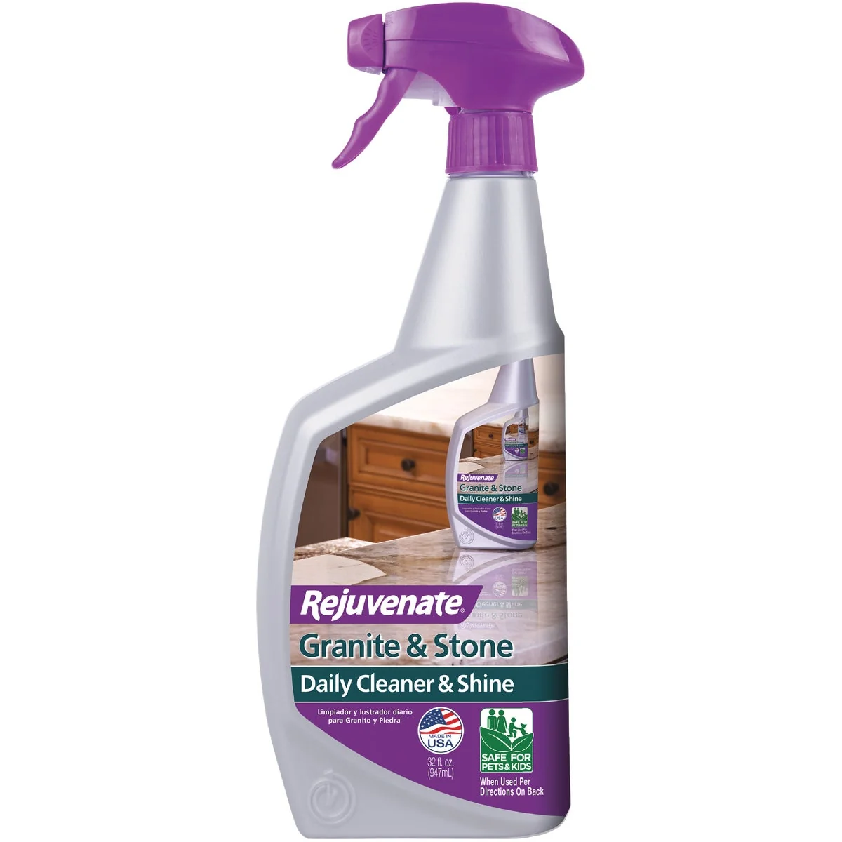 Advanced Rejuvenate 32 Oz. Granite Stone Daily Cleaner Minimalist