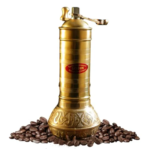 Sophisticated Sozen 7.6 Manual Coffee Grinder Brass Expertly Made