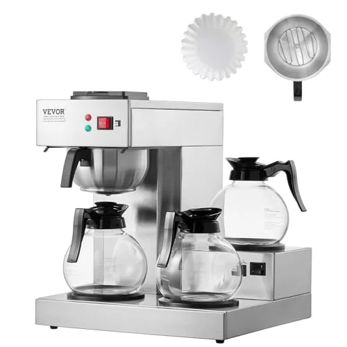 Breathable 12 Cups Commercial Drip Coffee Maker Sophisticated