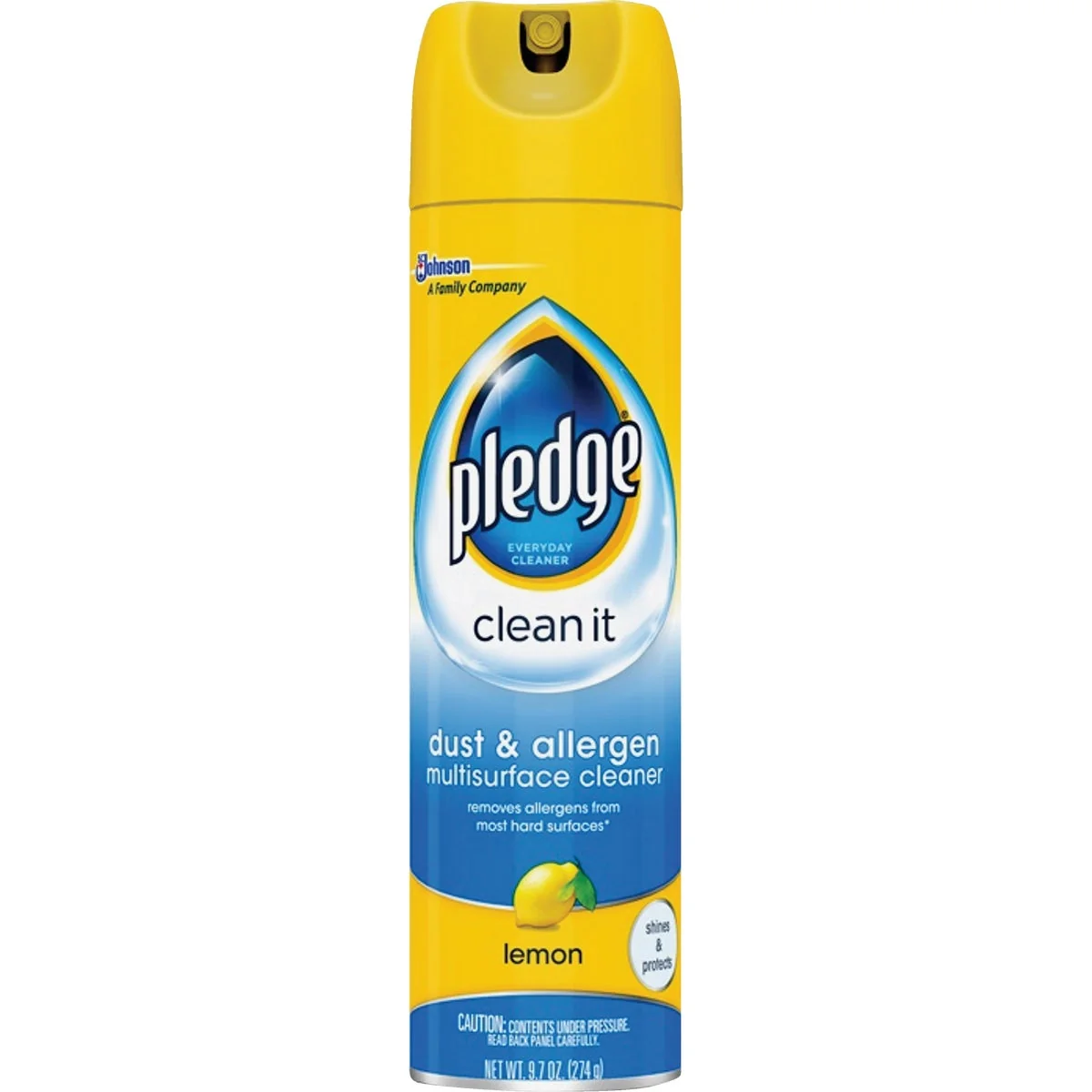 Eco-Friendly Pledge 9.7 Oz. Dust Allergen Multisurface Cleaner Reliable