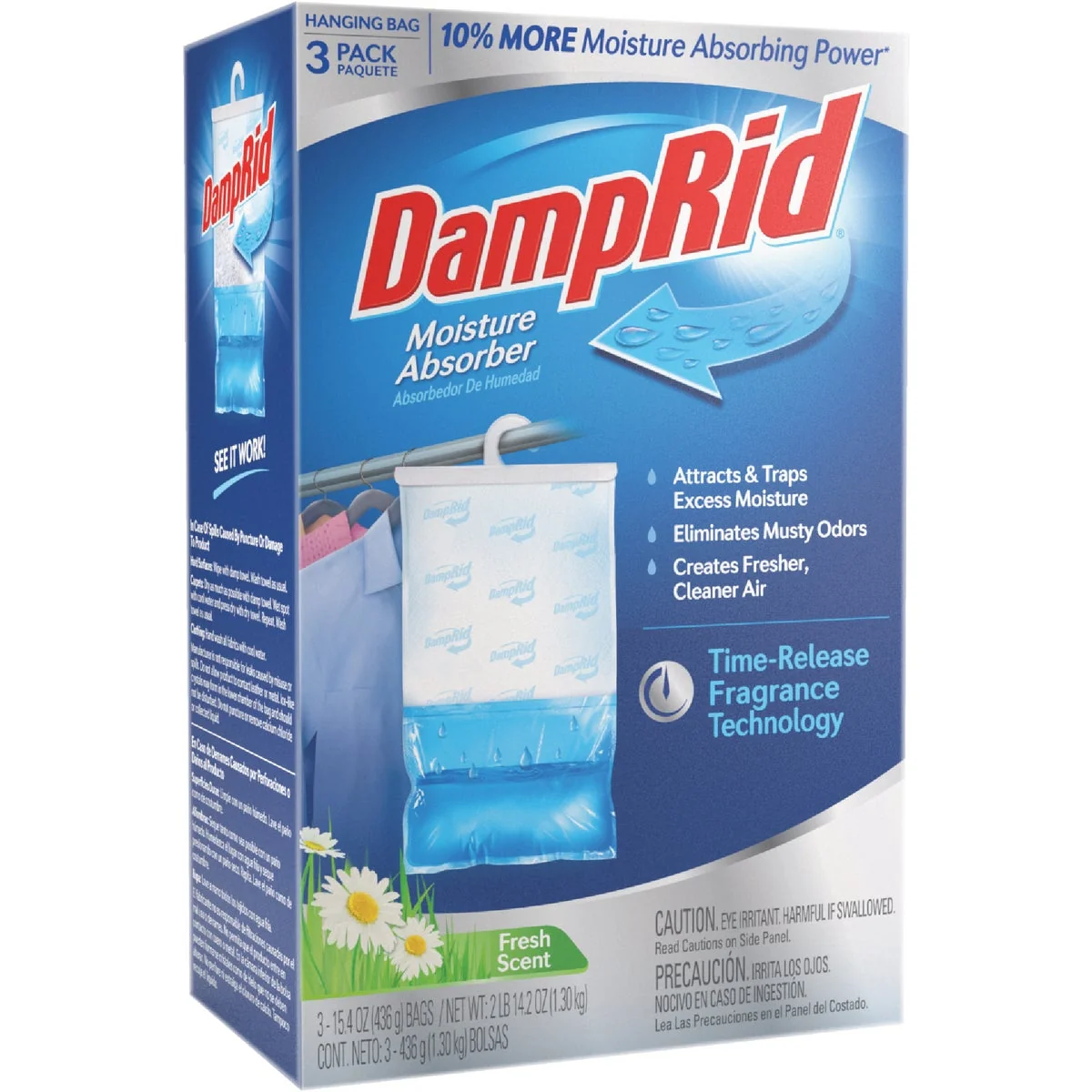 Excellent DampRid 15.4 Oz. Fresh Scent Hanging Moisture Absorber 3-Pack Fine