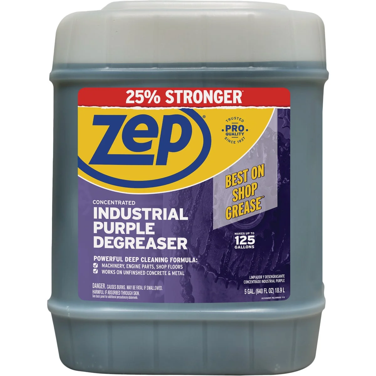 Relaxed Zep 5 Gal. Industrial Purple Cleaner Degreaser Concentrate Modern