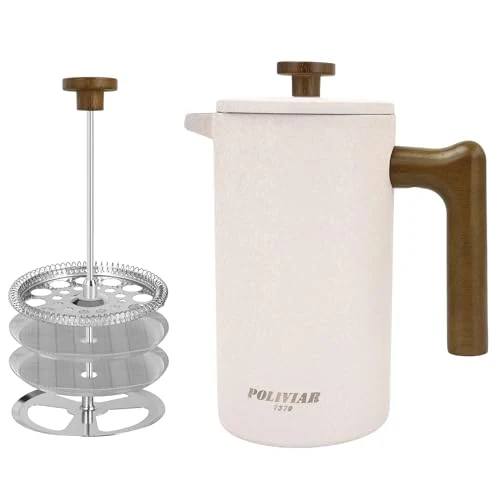 Selected POLIVIAR French Press Coffee Maker Sustainable