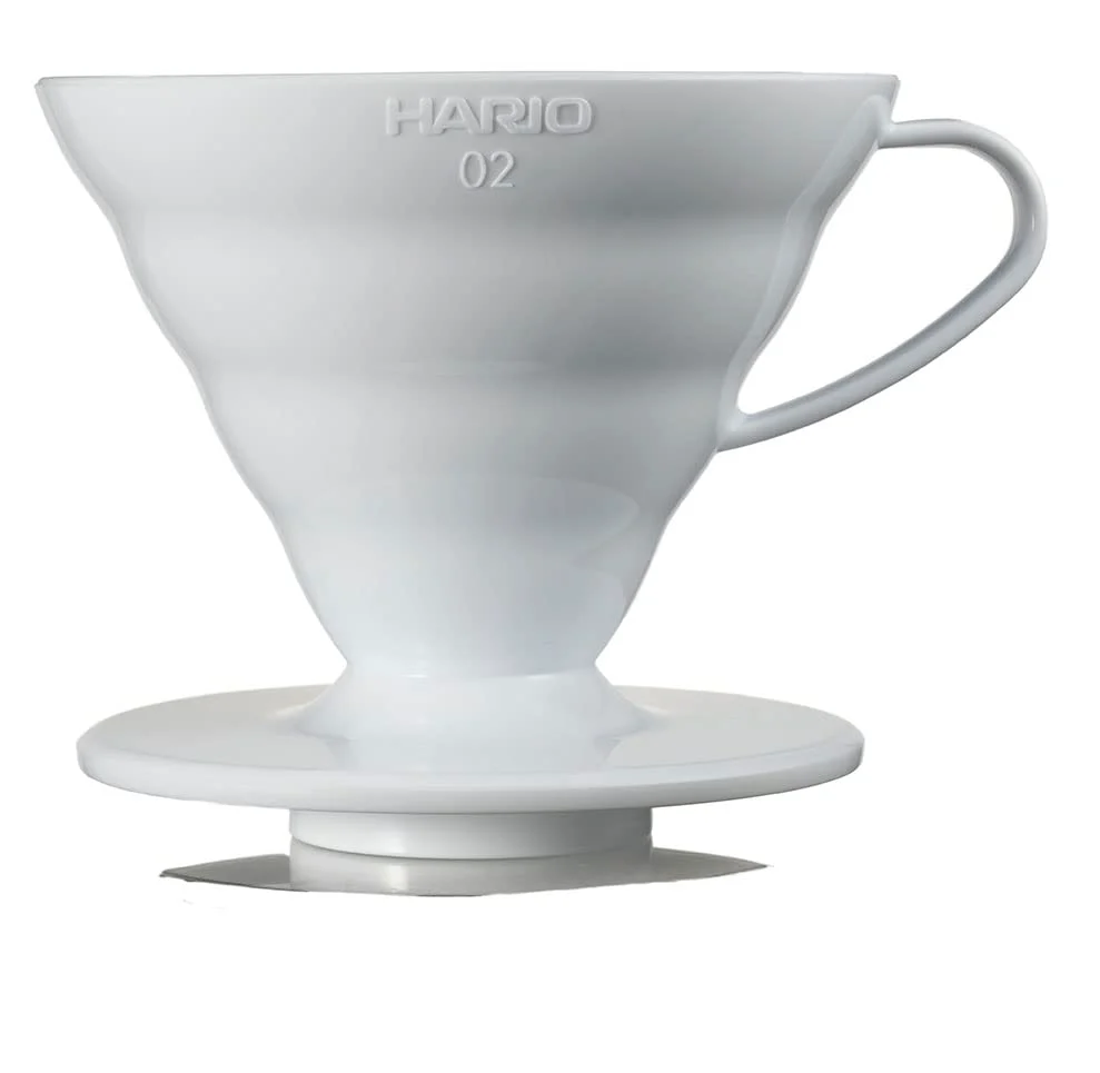 Fine VDR-02-W V60 Transparent Dripper 02 White For 1-4 Cups Coffee Hand Drip Made in Japan Clean
