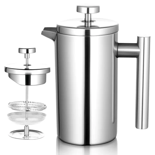 Enhanced French Press Coffee Maker with Scale Exceptional