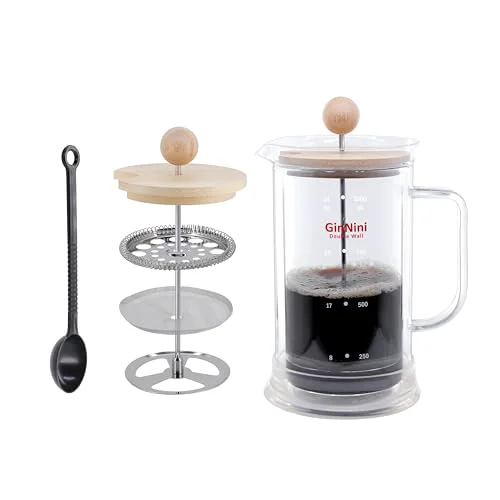 High-Grade 34oz French Press Coffee Tea Maker Double 33.814 Fl Oz World-Class