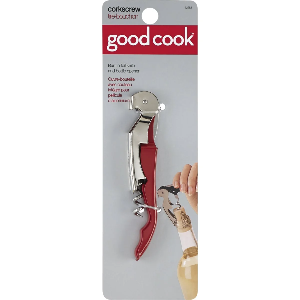 Recyclable Goodcook Waiter’s Corkscrew Bottle Opener Official