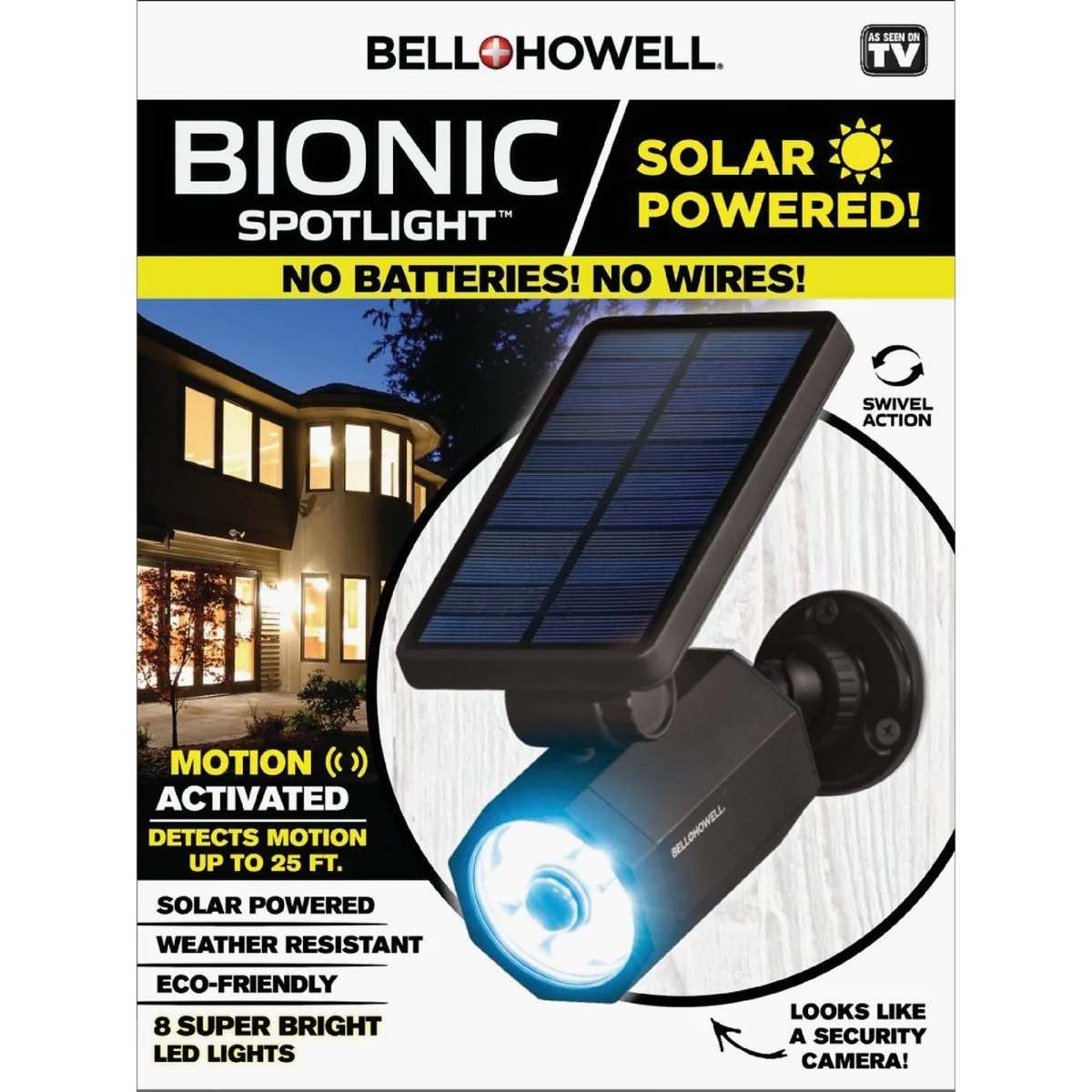 Outstanding Bell Howell Solar Powered Bionic Spotlight Innovative