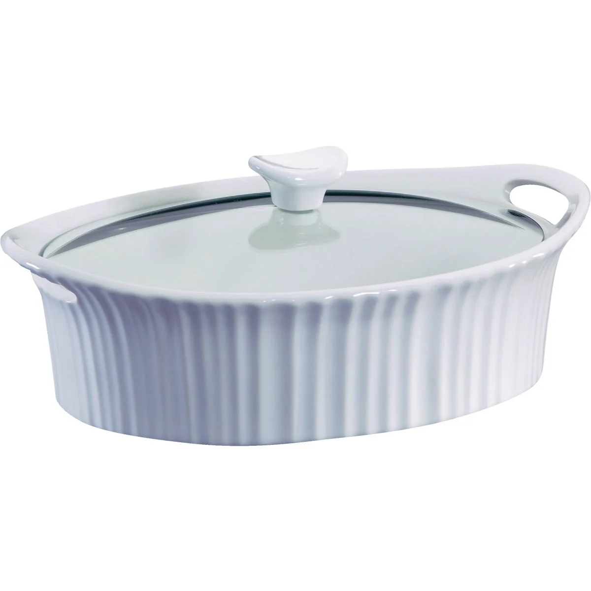 Easy-to-Use Corningware 2-1 2 Quart Oval Covered Casserole Dish Minimalist