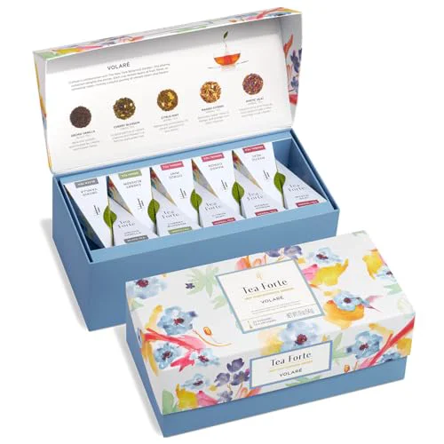 Trusted Tea Sampler 20 Pyramid Infuser Bags 20 Count Breathable