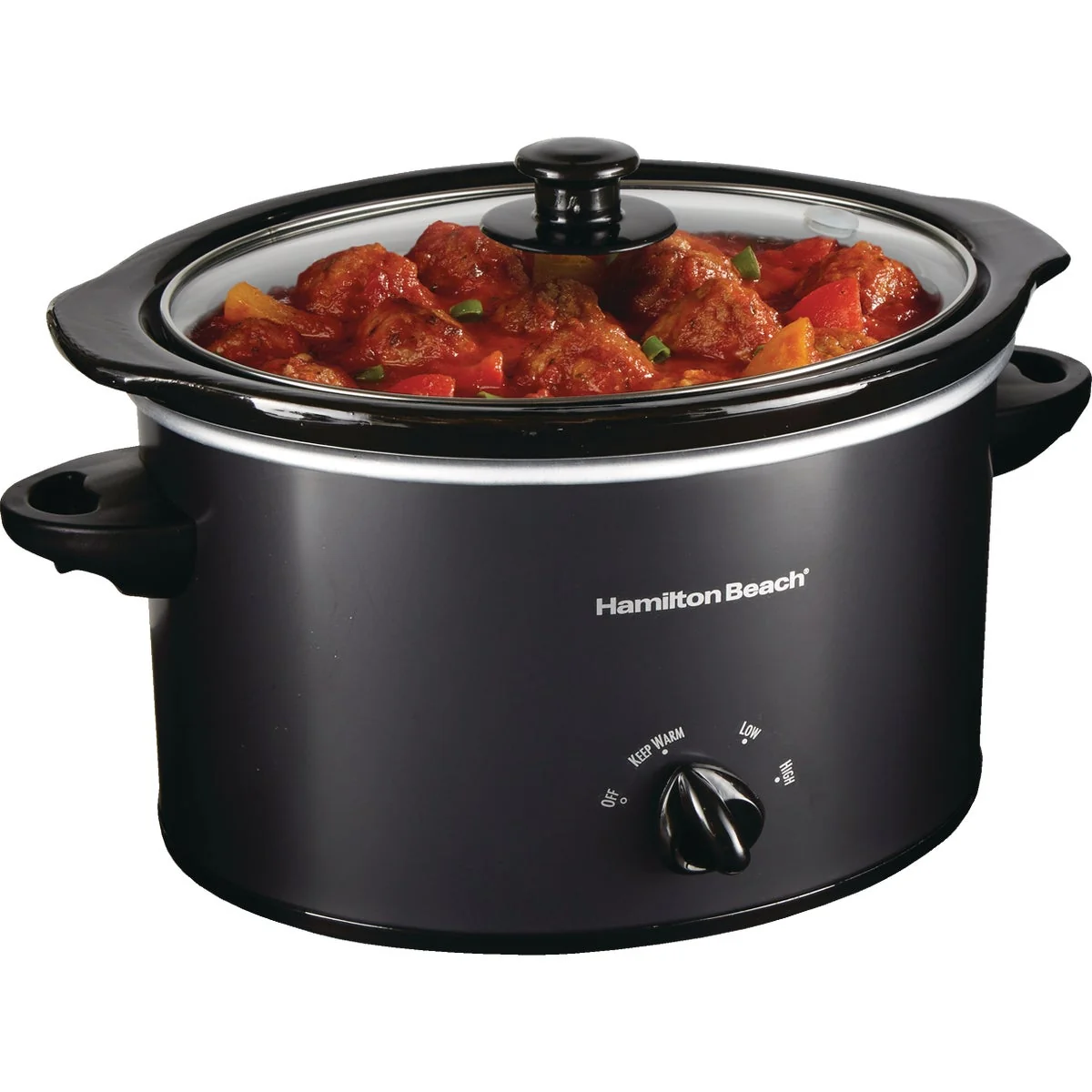 Consistent Hamilton Beach 3 Qt. Black Slow Cooker Safe