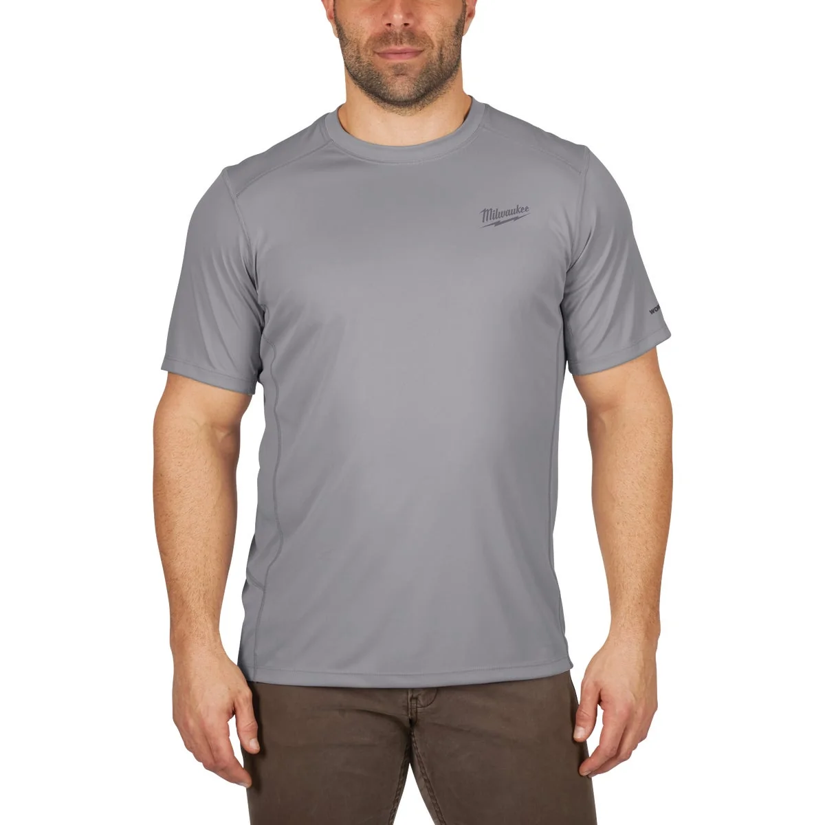 Recyclable Milwaukee Workskin Large Gray Short Sleeve Men’s Lightweight Performance Shirt Carefully Designed