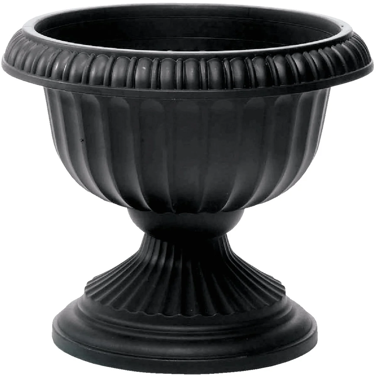 Environmentally Friendly Novelty 12 In. W. x 11 In. H. x 12 In. L. Poly Black Urn Lightweight