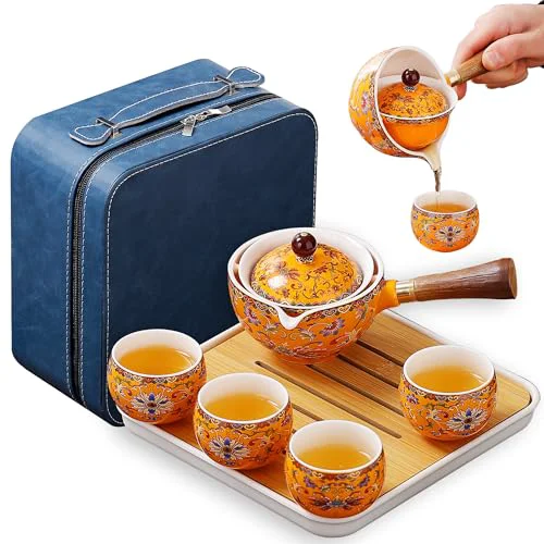 Functional Chinese Tea Set Gongfu Tea Set 4 Count Trendy