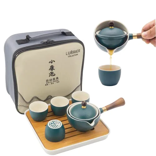 Proven Porcelain Chinese Gongfu Tea Set Green
