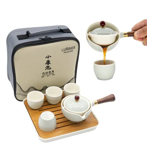 Detailed Porcelain Chinese Gongfu Tea Set Organic